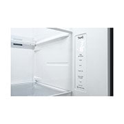 LG Side-by-Side Kühlschrank mit Door-in-Door® (E, 635L, 179cm hoch) mit Eis-, Crushed Ice- und Wasserspender & internem Wassertank | GSJV71PZTE, GSJV71PZTE