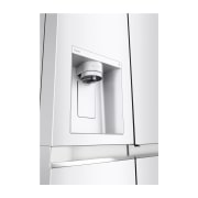 LG Side-by-Side mit Door-in-Door® | Eis-, Crushed Ice- und Wasserspender | 635 Liter Kapazität | Energieeffizienzklasse E | Interner Wassertank 4L | Super White | GSJV71SWTE, GSJV71SWTE