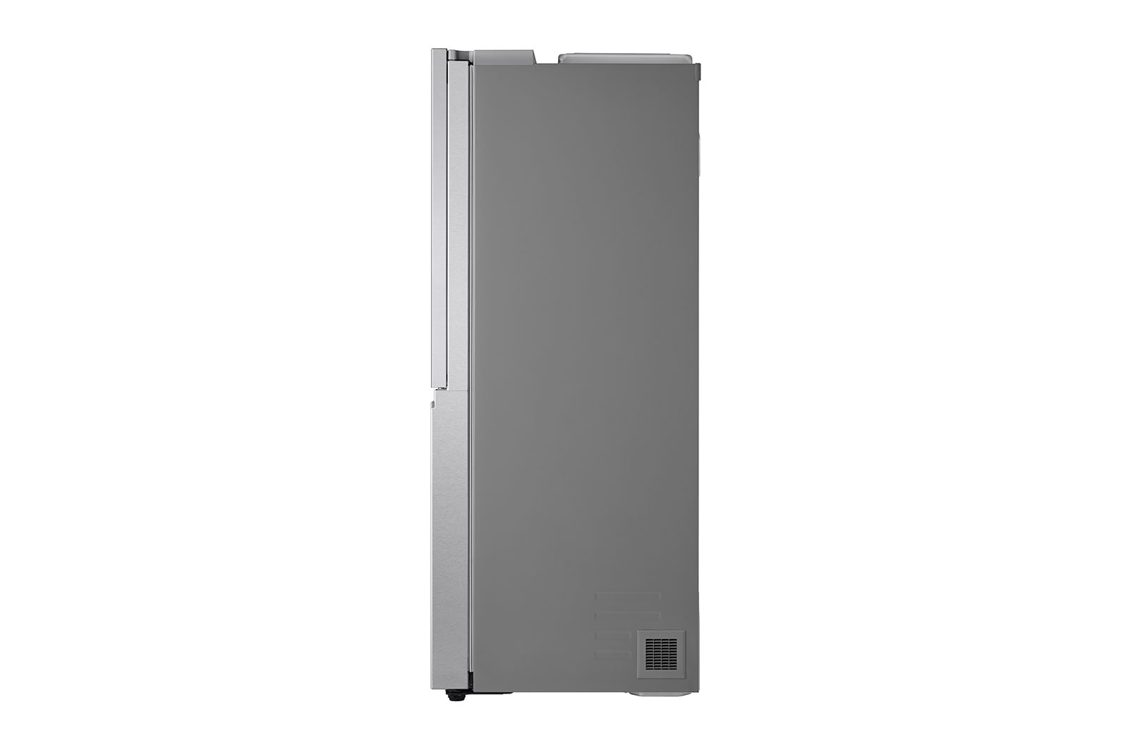 LG Side-by-Side mit Door-in-Door® | Craft Ice Kugeln | Eis-, Crushed Ice- und Wasserspender | 635 Liter Kapazität | Energieeffizienzklasse E | Interner Wassertank 4L | Brushed Steel | GSJV90BSDE, GSJV90BSDE