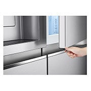 LG Side-by-Side mit Door-in-Door® | 635 Liter Kapazität | Energieeffizienzklasse E | Interner Wassertank 4L | Brushed Steel | GSJV91BSAE, GSJV91BSAE