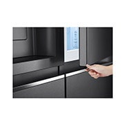 LG Side-by-Side mit Door-in-Door® | Eis-, Crushed Ice- und Wasserspender | 635 Liter Kapazität | Energieeffizienzklasse E | Interner Wassertank 4L | Matte Black Steel | GSJV91MCAE, GSJV91MCAE