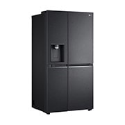 LG Side-by-Side mit Door-in-Door® | Eis-, Crushed Ice- und Wasserspender | 635 Liter Kapazität | Energieeffizienzklasse E | Interner Wassertank 4L | Matte Black Steel | GSJV91MCAE, GSJV91MCAE