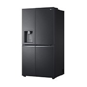 LG Side-by-Side mit Door-in-Door® | Eis-, Crushed Ice- und Wasserspender | 635 Liter Kapazität | Energieeffizienzklasse E | Interner Wassertank 4L | Matte Black Steel | GSJV91MCAE, GSJV91MCAE