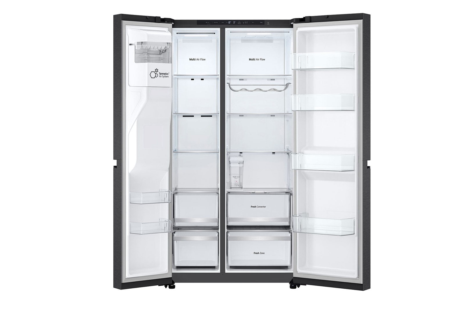 Front door open without food