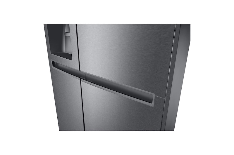LG Side-by-Side mit Eis-, Crushed Ice- und Wasserspender | 635 Liter Kapazität | Energieeffizienzklasse F | Festwasseranschluss | Dark Graphite | GSLV30DSXM, GSLV30DSXM
