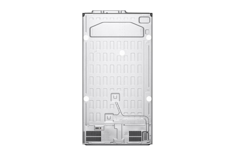 LG Side-by-Side mit Eis-, Crushed Ice- und Wasserspender | 635 Liter Kapazität | Energieeffizienzklasse F | Festwasseranschluss | Dark Graphite | GSLV30DSXM, GSLV30DSXM
