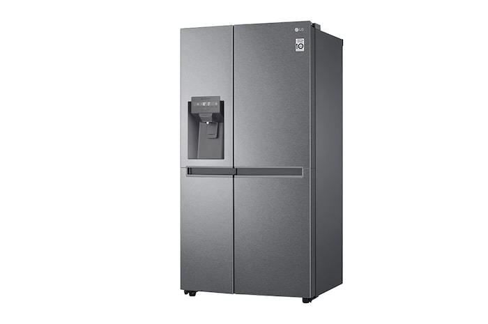 LG Side-by-Side Kühlschrank (EEK E, 634L, 179 cm hoch) mit 4L internem Wassertank, Eis-, Crushed Ice- und Wasserspender | GSLV31DSXE, GSLV31DSXE