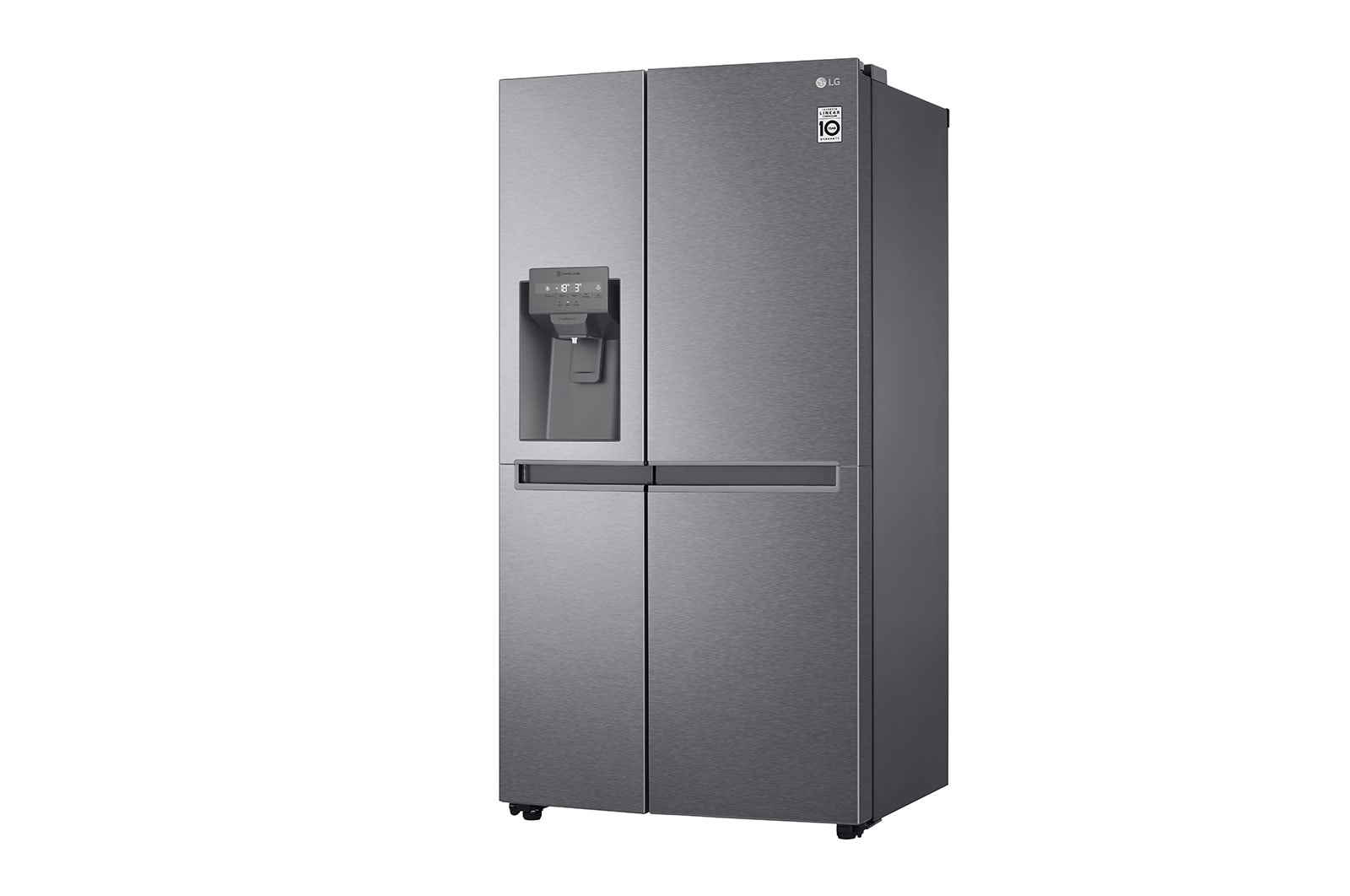 LG Side-by-Side Kühlschrank (E, 634L, 179 cm hoch) mit 4L internem Wassertank, Eis-, Crushed Ice- und Wasserspender | GSLV31DSXE, GSLV31DSXE