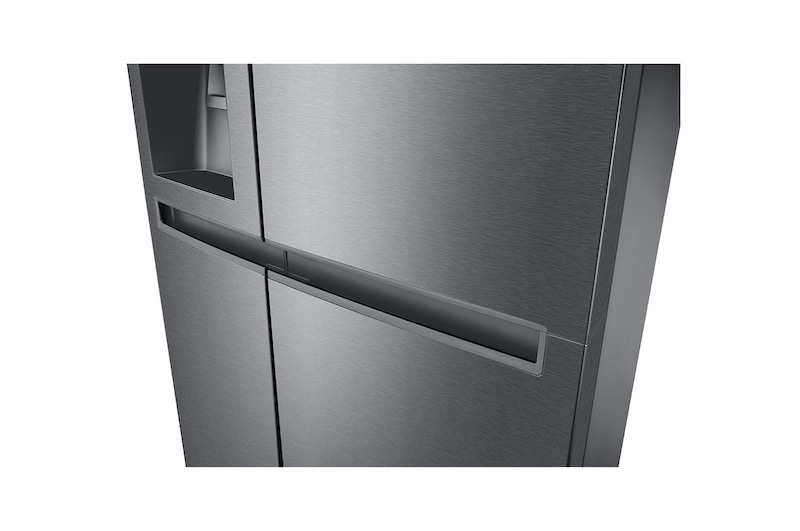 LG Side-by-Side mit Eis-, Crushed Ice- und Wasserspender | 634 Liter Kapazität | Energieeffizienzklasse F | Interner Wassertank 4L | Dark Graphite | GSLV31DSXM, GSLV31DSXM