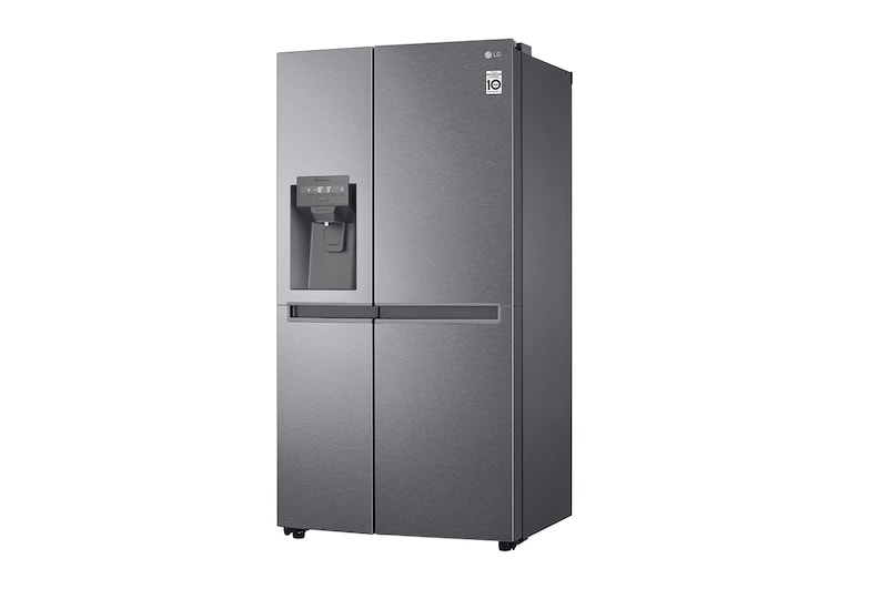 LG Side-by-Side mit Eis-, Crushed Ice- und Wasserspender | 634 Liter Kapazität | Energieeffizienzklasse F | Interner Wassertank 4L | Dark Graphite | GSLV31DSXM, GSLV31DSXM