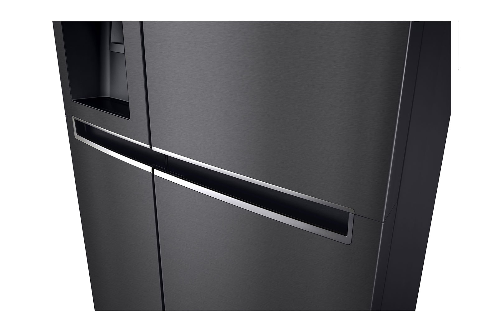 LG Side-by-Side Kühlschrank (F, 634L, 179cm hoch) mit Eis-, Crushed Ice- und Wasserspender & internem Wassertank | GSLV31MCXM, GSLV31MCXM