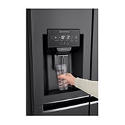 LG Side-by-Side Kühlschrank (F, 634L, 179cm hoch) mit Eis-, Crushed Ice- und Wasserspender & internem Wassertank | GSLV31MCXM, GSLV31MCXM