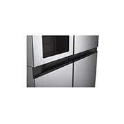 LG Side-by-Side mit Eis-, Crushed Ice- und Wasserspender | 635 Liter Kapazität | Energieeffizienzklasse E | Interner Wassertank 4L | Platinum Silver | GSLV51PZXE, GSLV51PZXE