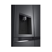 LG Side-by-Side Kühlschrank (D, 635L, 179cm hoch) mit Eis-, Crushed Ice- und Wasserspender & internem Wassertank | GSLV71MCLE, GSLV71MCLE