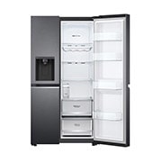 LG Side-by-Side Kühlschrank (D, 635L, 179cm hoch) mit Eis-, Crushed Ice- und Wasserspender & internem Wassertank | GSLV71MCLE, GSLV71MCLE