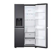 LG Side-by-Side Kühlschrank (D, 635L, 179cm hoch) mit Eis-, Crushed Ice- und Wasserspender & internem Wassertank | GSLV71MCTD, GSLV71MCTD