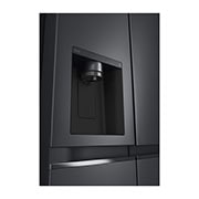 LG Side-by-Side Kühlschrank (D, 635L, 179cm hoch) mit Eis-, Crushed Ice- und Wasserspender & internem Wassertank | GSLV71MCTD, GSLV71MCTD