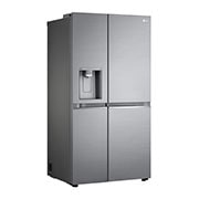 LG Side-by-Side mit Eis-, Crushed Ice- und Wasserspender | 634 Liter Kapazität | Energieeffizienzklasse D |  Festwasseranschluss | Platinum Silver |  GSLV90PZAD , GSLV90PZAD