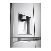 LG Side-by-Side Kühlschrank (C, 635L, 179cm hoch) mit internem Wassertank, Eis-, Crushed Ice- und Wasserspender & UVnano® | GSLV91MBAC, GSLV91MBAC