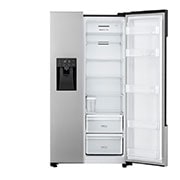 LG Side-by-Side Kühlschrank (E, 562L, 178,7 cm hoch) mit Eis-, Crushed Ice- und Wasserspender & internem Wassertank | GSM32HSBEH, GSM32HSBEH