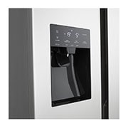 LG Side-by-Side Kühlschrank (E, 562L, 178,7 cm hoch) mit Eis-, Crushed Ice- und Wasserspender & internem Wassertank | GSM32HSBEH, GSM32HSBEH