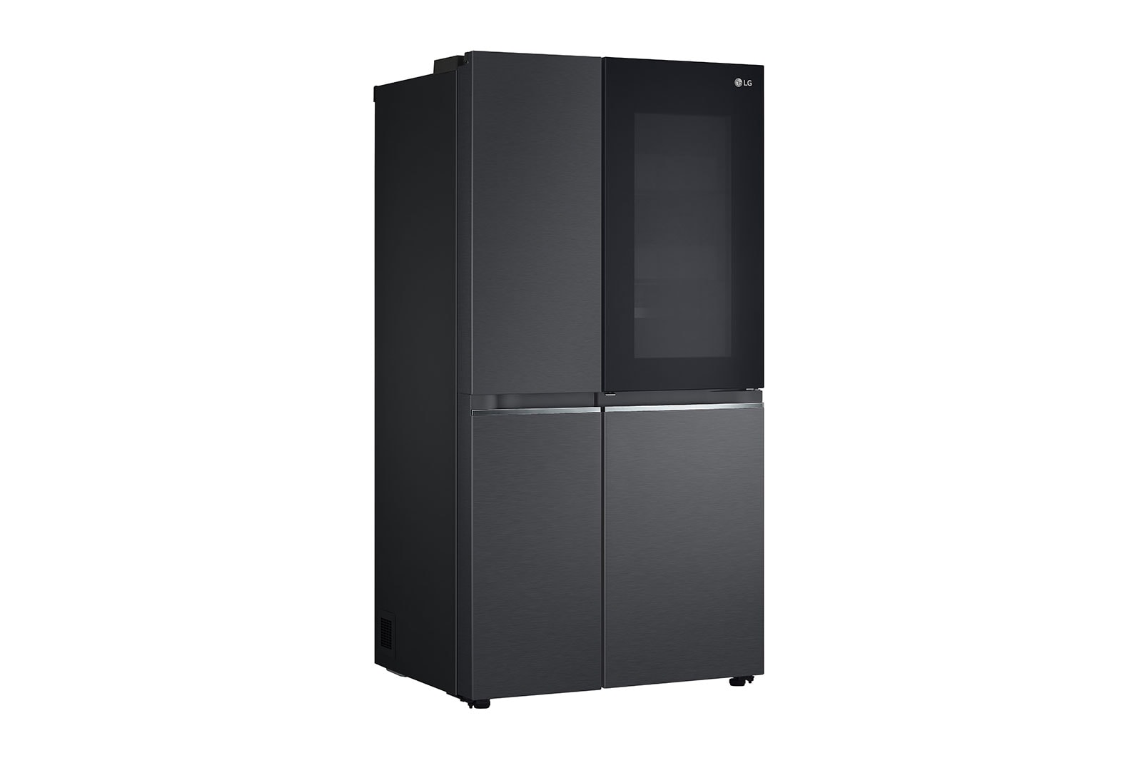 LG Side-by-Side mit InstaView Door-in-Door®  | 655 Liter Kapazität | Energieeffizienzklasse E | Matte Black | GSQV90MCAE, GSQV90MCAE