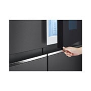 LG Side-by-Side mit InstaView Door-in-Door®  | 655 Liter Kapazität | Energieeffizienzklasse E | Matte Black | GSQV90MCAE, GSQV90MCAE