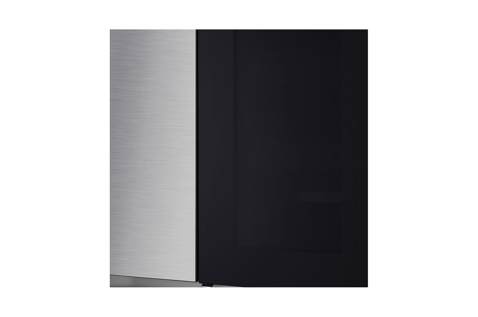 LG Side-by-Side mit InstaView Door-in-Door® | 655 Liter Kapazität | Energieeffizienzklasse E | Platinum Silver | GSQV90PZAE, GSQV90PZAE