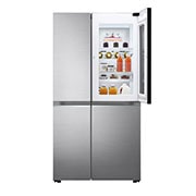 LG Side-by-Side mit InstaView Door-in-Door® | 655 Liter Kapazität | Energieeffizienzklasse E | Platinum Silver | GSQV90PZAE, GSQV90PZAE