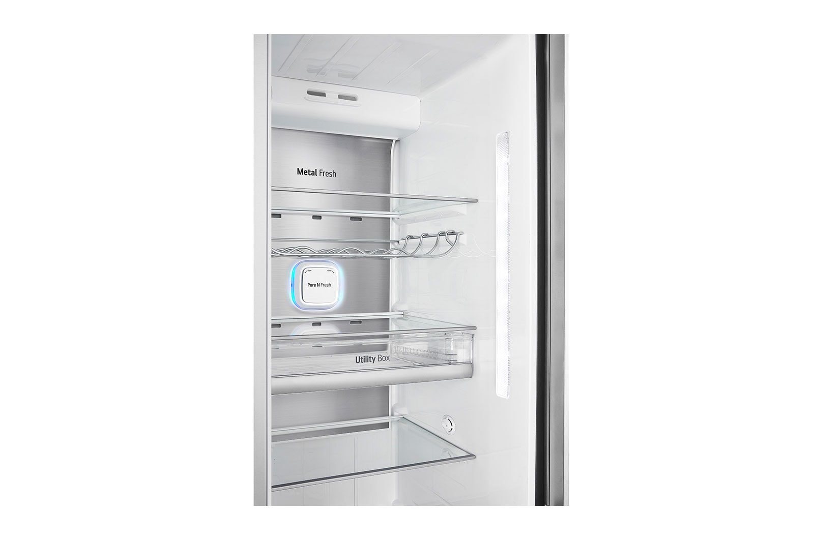 LG Side-by-Side mit InstaView Door-in-Door ® | Eis-, Crushed Ice- und Wasserspender | 625 Liter Kapazität | Energieeffizienzklasse E | Festwasseranschluss | Steel | GSX960NECE, GSX960NECE