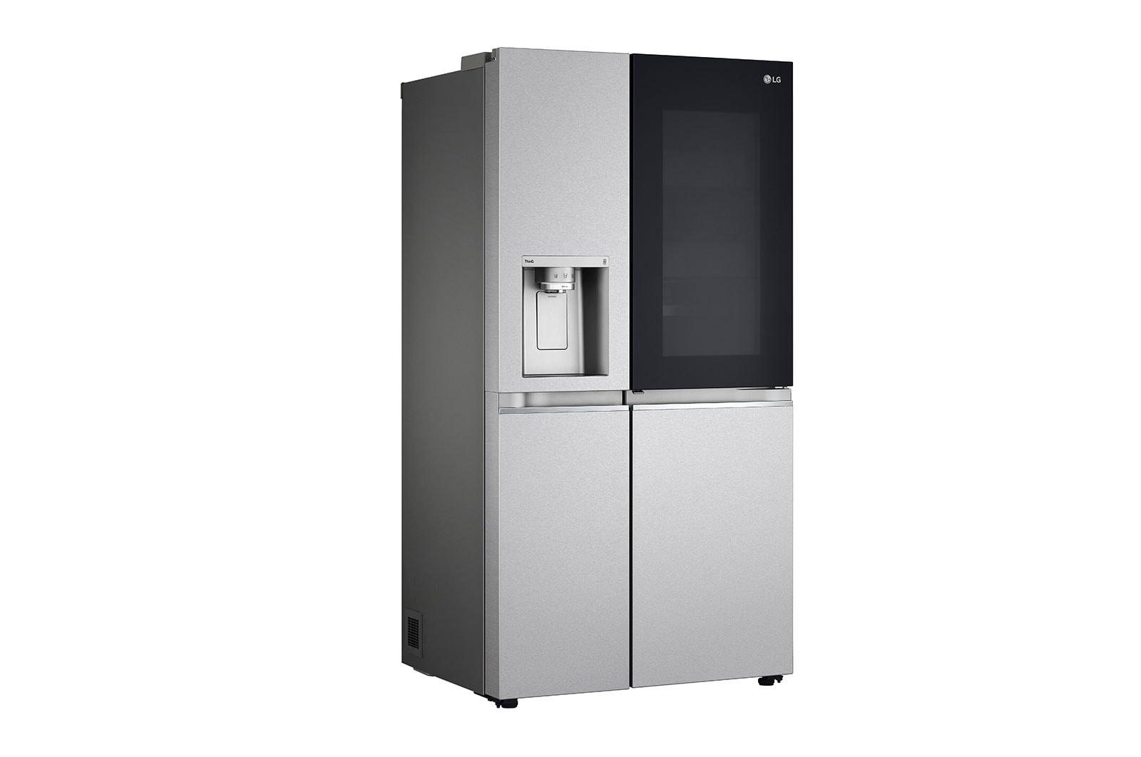LG Side-by-Side mit InstaView Door-in-Door ®  | Eis-, Crushed Ice- und Wasserspender | 635 Liter Kapazität | EEK E | Metal Sorbet | GSXD91MBAE , GSXD91MBAE