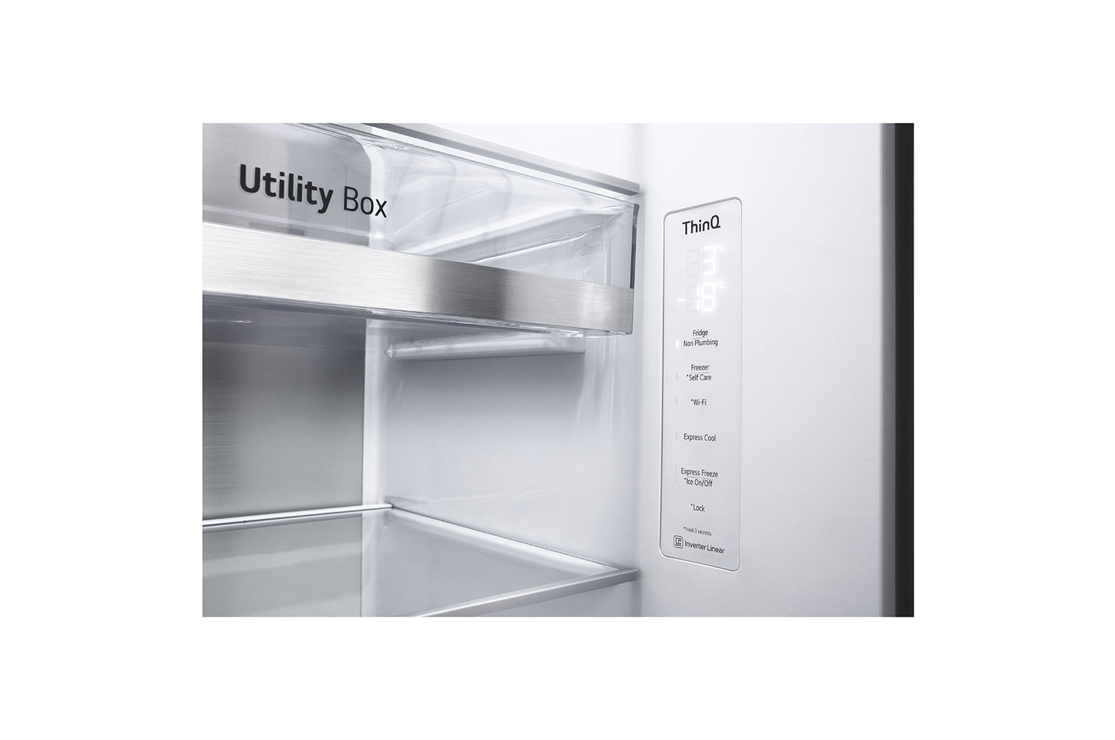 LG Side-by-Side mit InstaView Door-in-Door ®  | Eis-, Crushed Ice- und Wasserspender | 635 Liter Kapazität | EEK E | Metal Sorbet | GSXD91MBAE , GSXD91MBAE