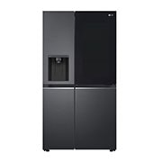 LG Side-by-Side Kühlschrank mit InstaView Door-in-Door® (E, 635L, 179cm hoch) mit Eis-, Crushed Ice-, Wasserspender & internem Wassertank | GSXV81MCLE, GSXV81MCLE