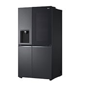 LG Side-by-Side Kühlschrank mit InstaView Door-in-Door® (E, 635L, 179cm hoch) mit Eis-, Crushed Ice-, Wasserspender & internem Wassertank | GSXV81MCLE, GSXV81MCLE