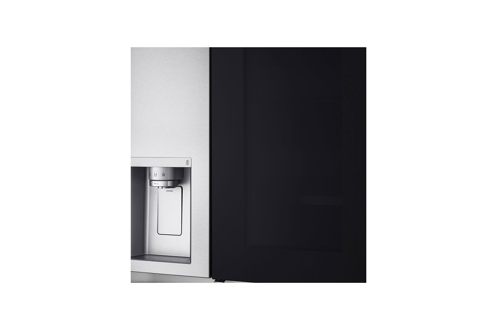 LG Side-by-Side Kühlschrank mit InstaView Door-in-Door® (E, 635L, 179 cm hoch ) mit Festwasseranschluss, Eis-, Crushed Ice- und Wasserspender & Craft Ice | GSXV90BSDE, GSXV90BSDE