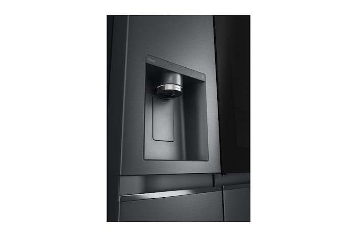 LG Side-by-Side Kühlschrank mit InstaView Door-in-Door® (E, 635L, 179cm hoch) mit Eis-, Crushed Ice- und Wasserspender & Festwasseranschluss | GSXV90MCAE, GSXV90MCAE