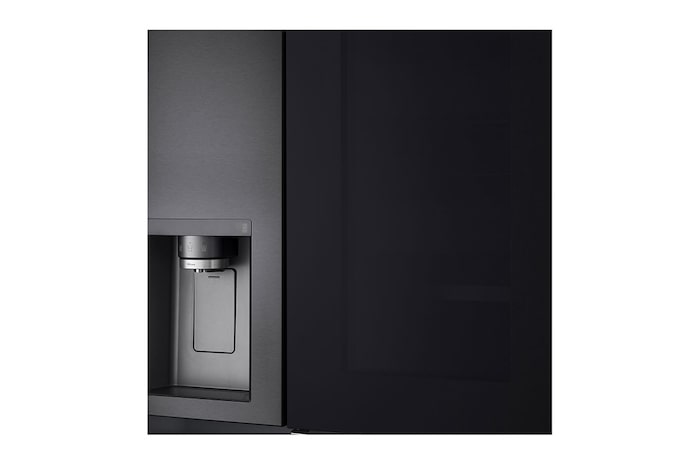 LG Side-by-Side Kühlschrank mit InstaView Door-in-Door® (E, 635L, 179cm hoch) mit Eis-, Crushed Ice- und Wasserspender & Festwasseranschluss | GSXV90MCAE, GSXV90MCAE