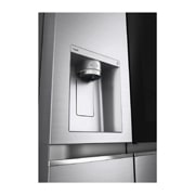 LG Side-by-Side mit InstaView Door-in-Door ®  | Eis-, Crushed Ice- und Wasserspender | 635 Liter Kapazität | Energieeffizienzklasse F | Festwasseranschluss | Platinum Silver | GSXV90PZAF , GSXV90PZAF