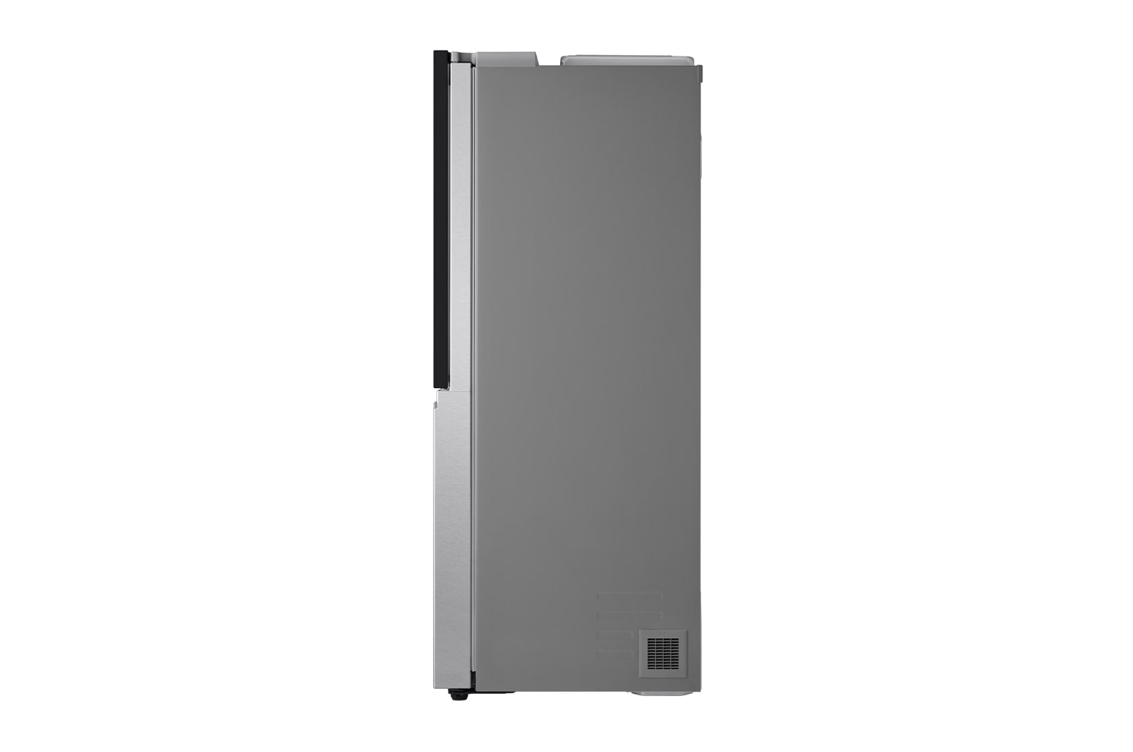 LG Side-by-Side Kühlschrank mit InstaView Door-in-Door® (F, 635L, 179 cm hoch) mit 4L internem Wassertank, Eis-, Crushed Ice- und Wasserspender | GSXV91BSAF, GSXV91BSAF