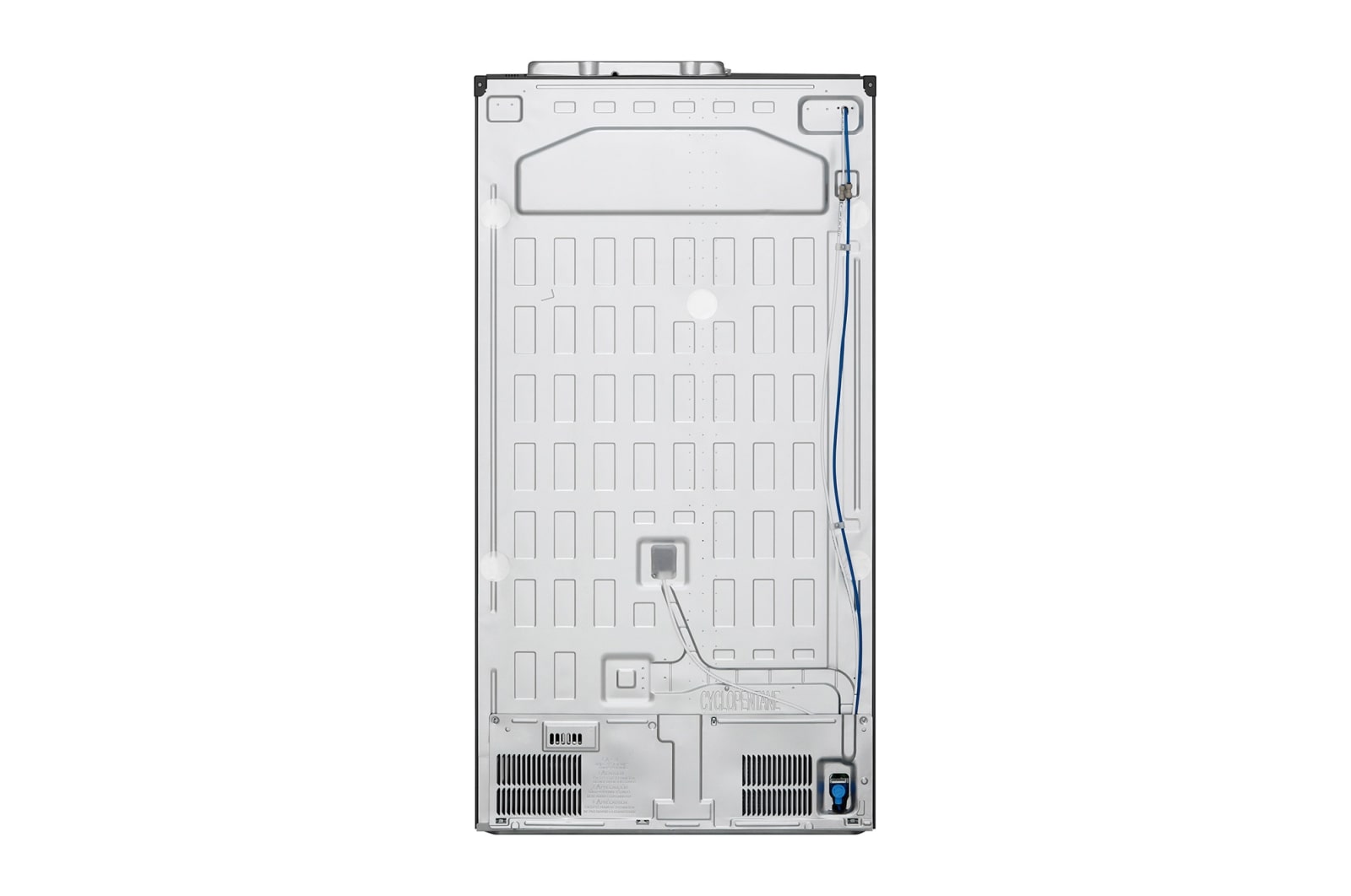 LG Side-by-Side Kühlschrank mit InstaView Door-in-Door® (F, 635L, 179 cm hoch) mit 4L internem Wassertank, Eis-, Crushed Ice- und Wasserspender | GSXV91BSAF, GSXV91BSAF