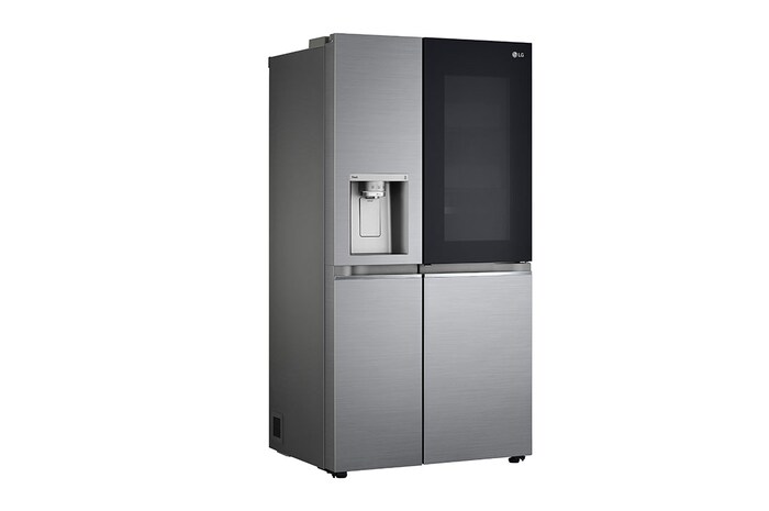 LG Side-by-Side Kühlschrank mit InstaView Door-in-Door® (EEK E, 635L, 179cm hoch) mit Eis-, Crushed Ice- und Wasserspender & internem Wassertank | GSXV91PZAE, GSXV91PZAE