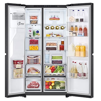 front virew door open food