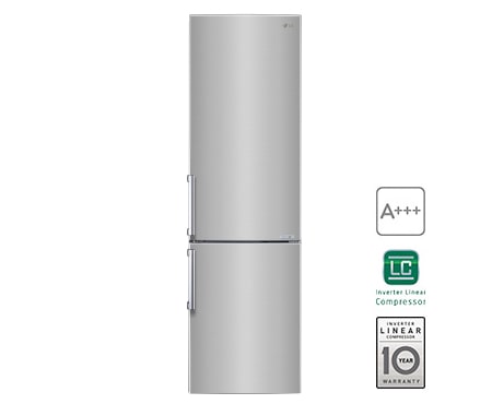 LG Kühl- Gefrierkombination mit Energieeffizienzklasse A+++, Total No Frost und Fresh O Zone, GBB530PZCFB