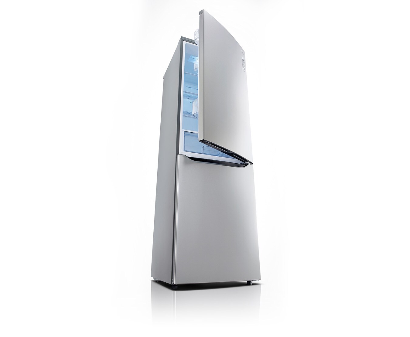 LG Kühl- Gefrierkombination mit Energieeffizienzklasse A+++, Total No Frost und Fresh O Zone, GBB539NSCFS