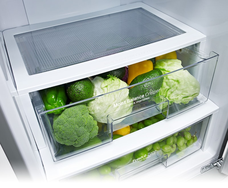 LG Kühl-Gefrierkombination mit Energieeffizienzklasse A++, Fresh O Zone und Smart Diagnosis, GBB539PZQZB