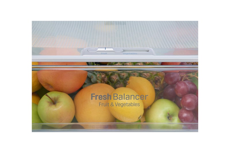 LG Kühl-Gefrierkombination | Dark Graphite Oberfläche | Frische Features, GBB59DSJZS