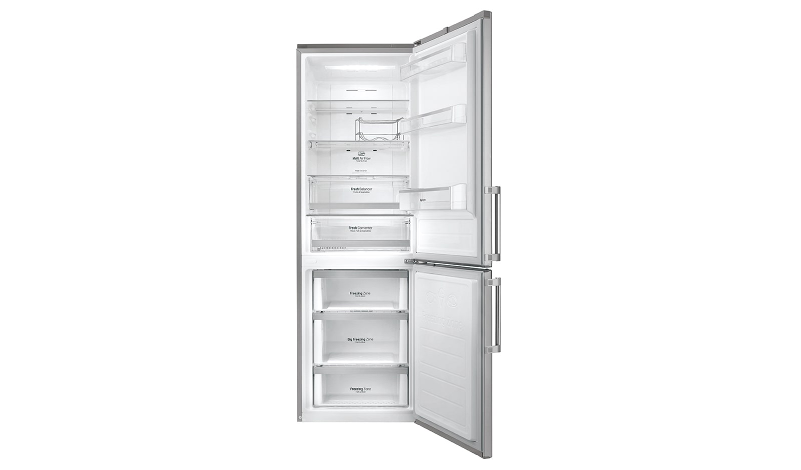 LG Kühl-Gefrierkombination mit Total No Frost, GBB59PZFFB