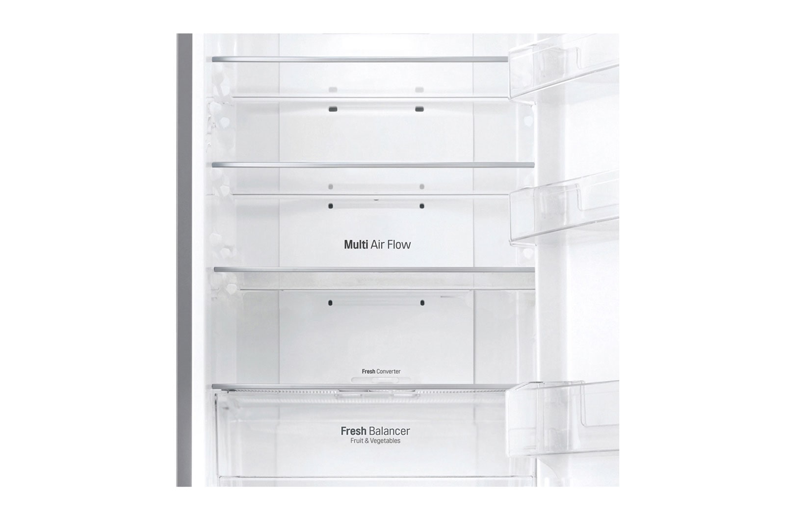 LG 343L Kühl-Gefrierkombination mit Total No Frost und Smart Diagnosis™, GBB60DSMFS