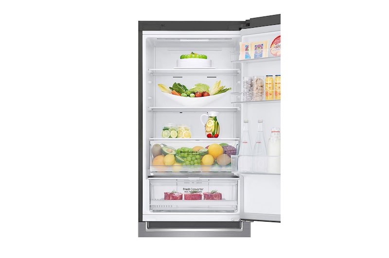 LG Kühl-Gefrierkombination | 341 Liter Nutzinhalt | LINEARCooling™ | SmartThinQ™, GBB61PZFFN