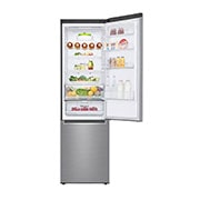 LG ​​Kühl-Gefrierkombination |  ​384​ Liter Nutzinhalt | Energieeffizienzklasse​ D​ | ​Steel​ | ​203cm​ | Inverter Linear Kompressor®​ ​| ​GBB62PZFFN, GBB62PZFFN